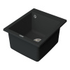 мойка кухонная point динара 42 pn3004b, черный