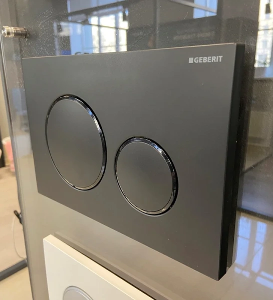 кнопка для инсталляции geberit sigma 20 115.882.16.1 цвет черная матовая