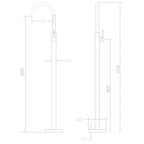 смеситель для раковины abber wasser kreis af8141 хром