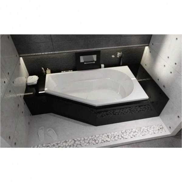 акриловая ванна riho yukon 160x90 b009001005 (ba3500500000000) l без гидромассажа