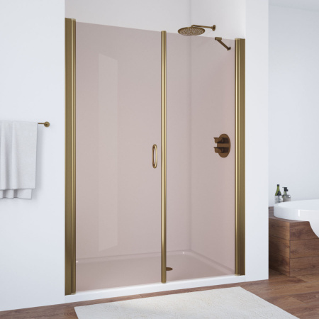 Дверь для душевой кабины в нишу Vegas Glass EP-F-2 170 05 05 профиль бронза, стекло бронза