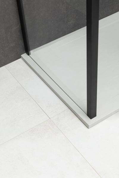 боковая стенка allen brau priority 3.31015.bba стекло optiwhite, easyclean, черн.браш.алюм (256523)