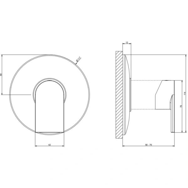 смеситель gessi via manzoni 38654#031 для душа, встраиваемый, внешние части, на 1 выход, цвет хром смеситель gessi via manzoni 38654#031 для душа, встраиваемый, внешние части, на 1 выход, цвет хром