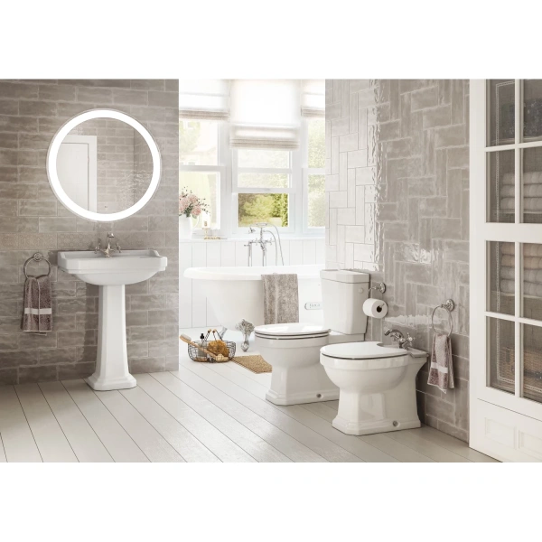 смеситель roca carmen 5a6a4bc00 для биде, с донным клапаном, хром