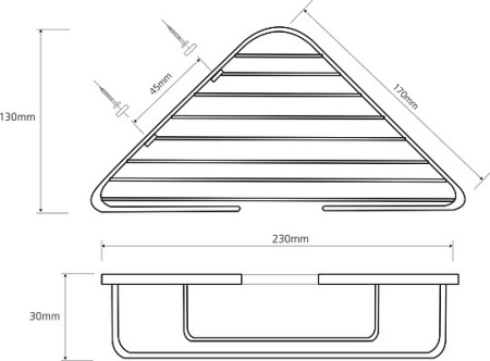 полка для ванной bemeta cytro 104308172