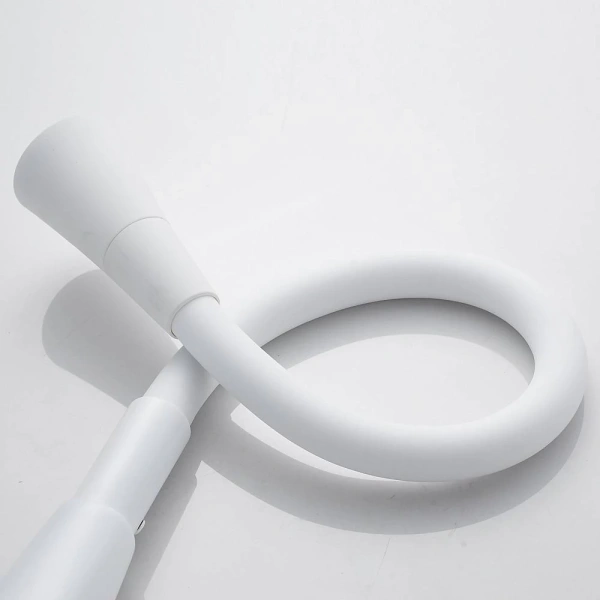 смеситель для кухни shevanik s543c-1 с гибким изливом, белый