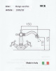 смеситель для биде nice borgo vecchio leva n-1900-28cr
