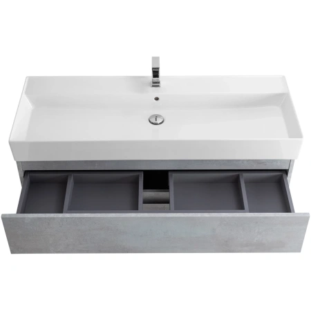 тумба под раковину cezares molveno 46 120 molveno 46-120-2c-so-bet подвесная beton