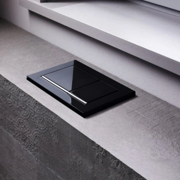 кнопка для инсталяции geberit omega 30 115.080.km.1 черный/цвет хром