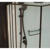 душевая кабина 100x80x220 см frank f418l black 814814 прозрачное