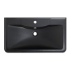 раковина belbagno 80 bb800/455-lv-art-alr-nero черная матовая