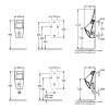 писсуар villeroy & boch venticello с сифоном 5504r1r1 с покрытием ceramicplus