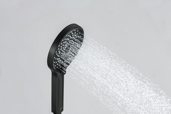 душевой гарнитур aquatek лугано aq2035mb цвет черный матовый