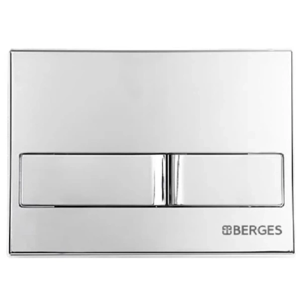 комплект унитаза с инсталляцией berges ego rimless 047213 с сиденьем микролифт и клавишей смыва хром