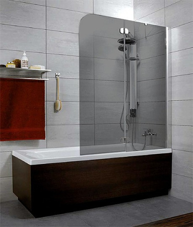шторка для ванны radaway torrenta pnd 121 r графитовое