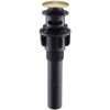 Донный клапан BelBagno BB-PCU-03-BORO click-clack, брашированное золото