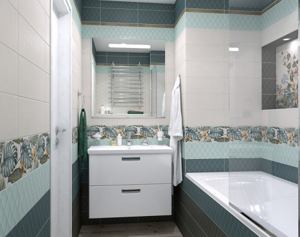 Керамическая плитка Kerama Marazzi Зимний сад зеленый светлый структура настенная 15х40 см Керамическая плитка Kerama Marazzi Зимний сад зеленый светлый структура настенная 15х40 см