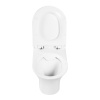 унитаз подвесной безободковый belbagno ancona bb1224chr-sm, без сиденья, цвет белый.