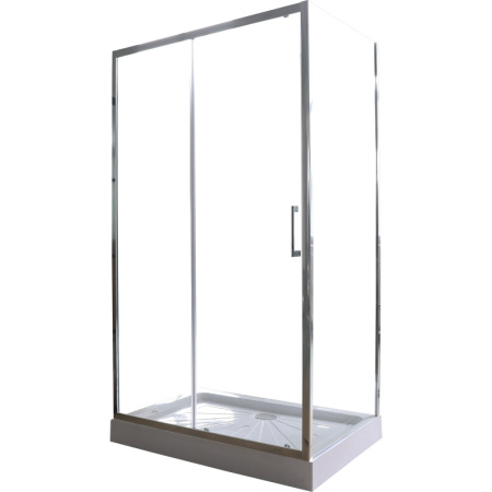 Душевой уголок Cerutti SPA Gloria 120×80 профиль хром, стекло прозрачное
