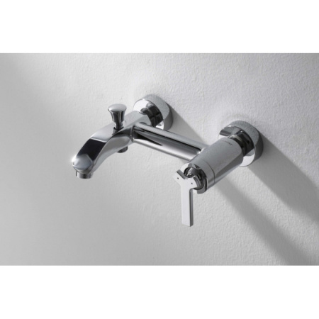 смеситель для ванны с душем bravat waterfall f673107c-01