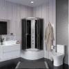 душевая кабина niagara classic 90x90 ng-2508-14bkg с гидромассажем