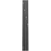 Полотенцесушитель Point Пиано PN19722BGB электрический, диммер слева, 15x120 см, черный | графит блеск