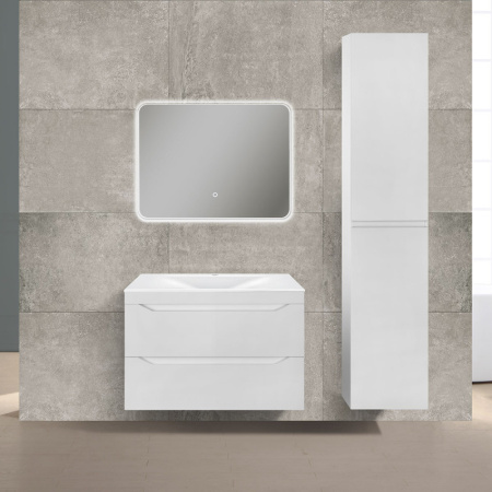 тумба белый глянец 79,9 см vincea fine vmc-2f800gw