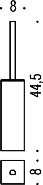 Ёршик для унитаза Colombo Design Lulu B6206 хром