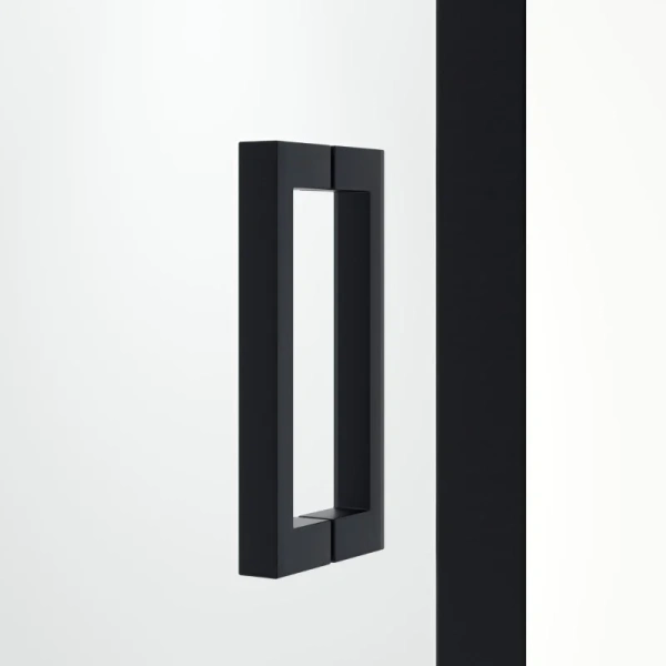 душевая дверь в нишу rgw passage pa-016 b 160 см, профиль черный, стекло прозрачное