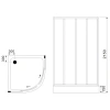 душевая кабина black&white galaxy g8501 1000, 100х100
