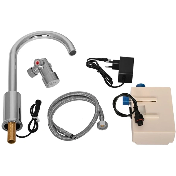 смеситель для кухни бесконтактный raiber sensor rsf88198