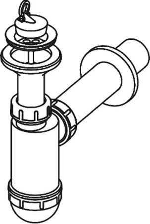 сифон для раковины alcaplast a41