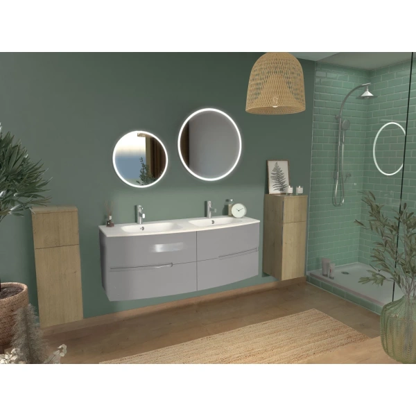 тумба серый титан глянец 140 см jacob delafon nona eb1891ru-n21