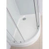 душевая кабина 100x80x220 см frank f418r white 418419 прозрачное