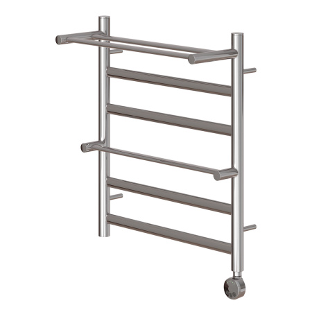 полотенцесушитель point артемида п4 pn14156pe электрический, c 2 полками, левый|правый, 50x60 см, хром