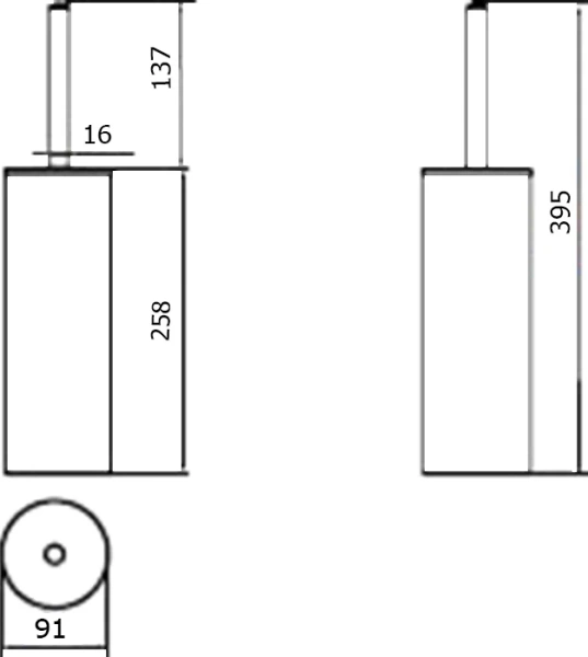 Ёршик для унитаза Inda My art AV014AWM08Y СССР