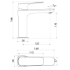смеситель для раковины iddis sign sigsb00i01