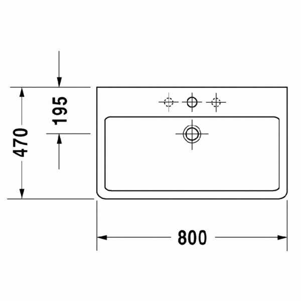 раковина накладная/подвесная duravit vero 0454800830
