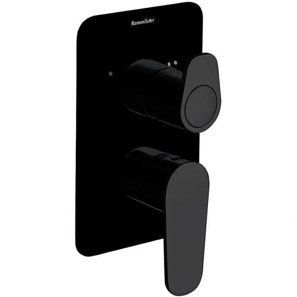 смеситель для душа ramonsoler alexia 361502snm черный матовый