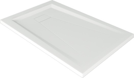 Душевой поддон из искусственного камня Good Door Атриум 120×80 белый ЛП00002