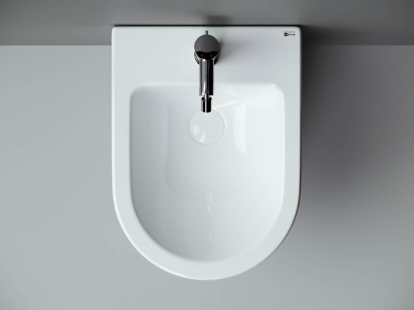 биде ceramicanova metropol cn4003 подвесное, белое