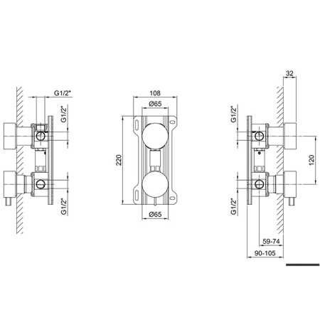 внутренняя часть fantini 17 00 a187a смесителя для душа