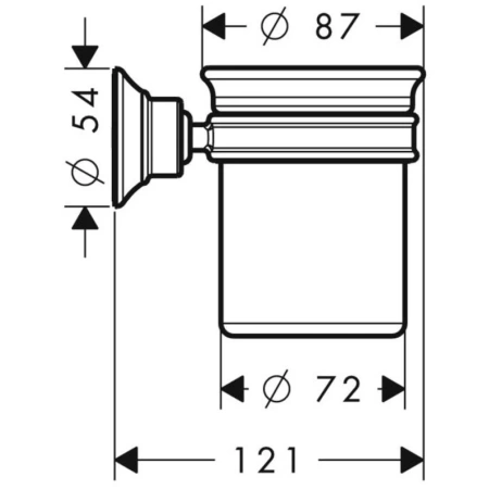 стакан axor montreux 42134330