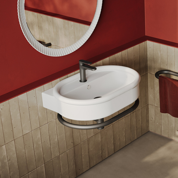 artceram brera раковина 65х46х18см., накладная, без отв., цвет: белый глянцевый