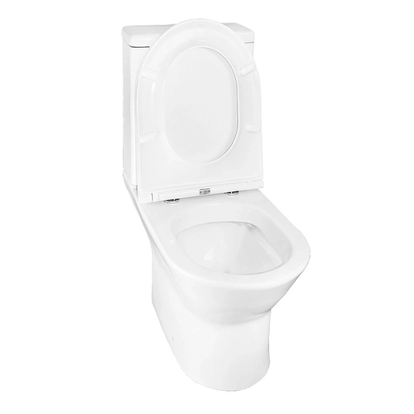 унитаз - компакт azario dante 360х660х805 напольный, безободковый, быстросъемное сиденье микролифт (93589)