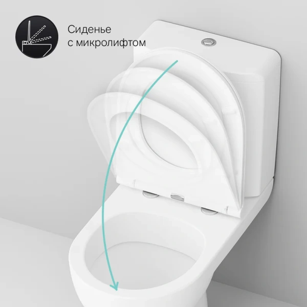 унитаз-компакт напольный am.pm gem c908607sc