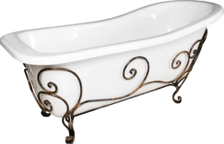 ванна из искусственного камня эстет царская 170x75 фр-00000685