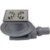 душевой трап 144x144/50 мм pestan confluo standard square mask 4 13000084, хром
