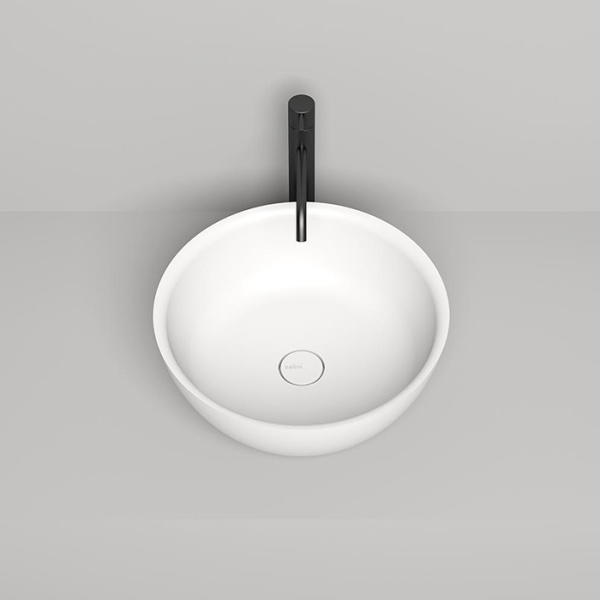 раковина накладная 42.5х42.5 см.salini alda 02 1102110g , s-sense, цвет: белый