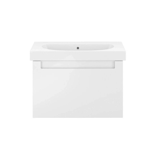 тумба под раковину kerama marazzi buongiorno plus 80 подвесная, белый, дуб кантри